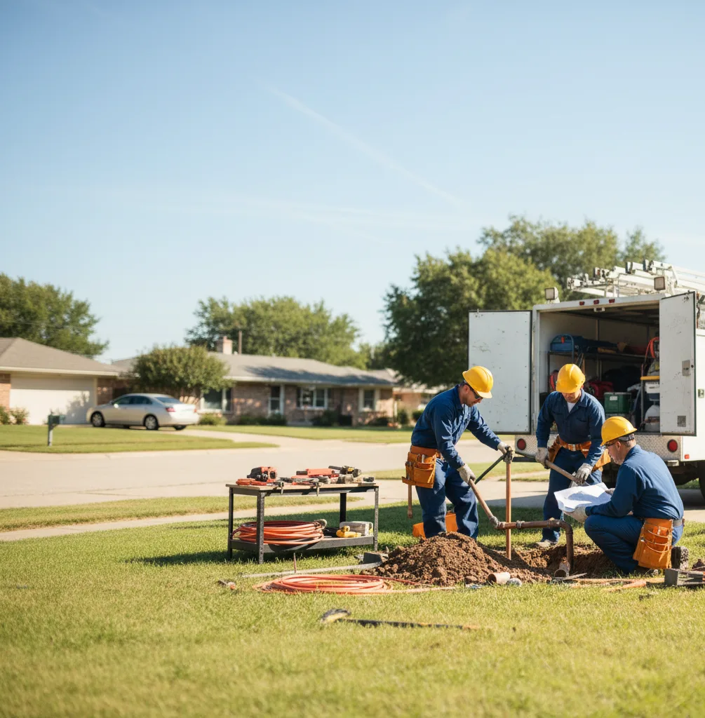 Sewer Line Repair in Lexington, OK